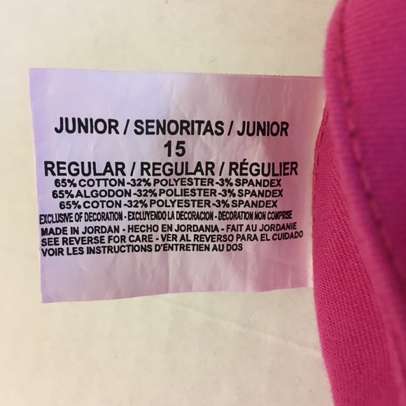 Hot Pink Junior light weight jeans. Size 15. - Picture 3 of 6